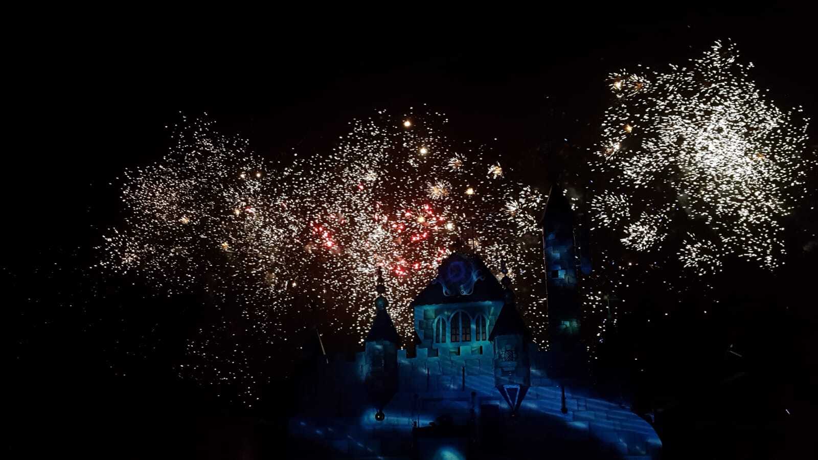 Noël 2019 Touchay / feu d'artifice