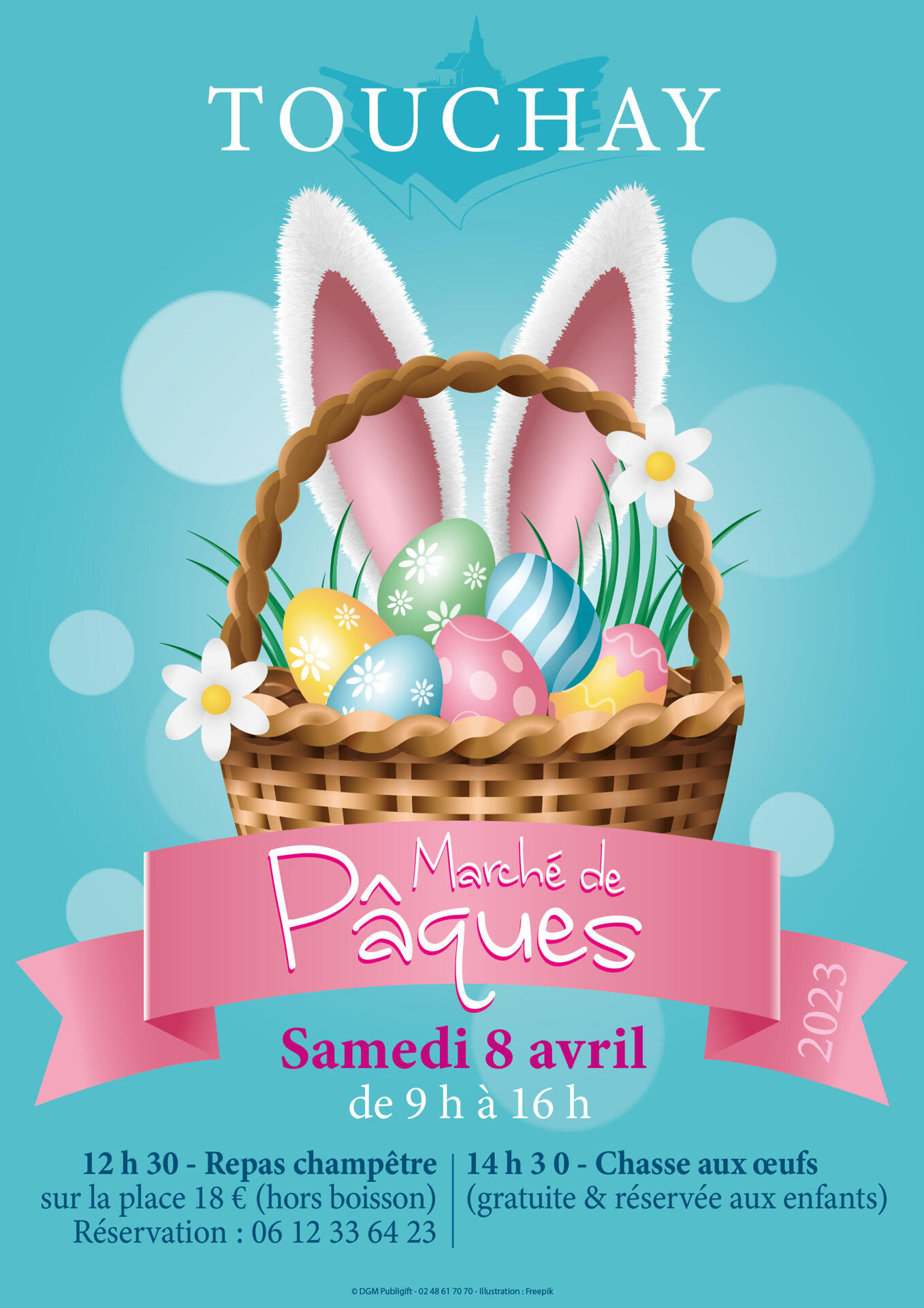 Affiche marché pâques