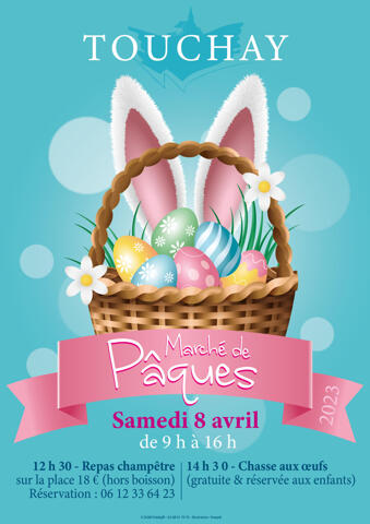 Affiche marché pâques